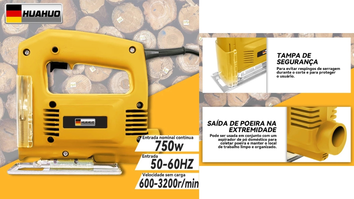 Itens inclusos na caixa e manual do usuário do kit