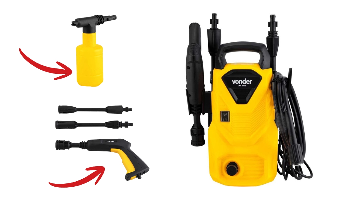 Kit de acessórios e complementos da lavadora Vonder